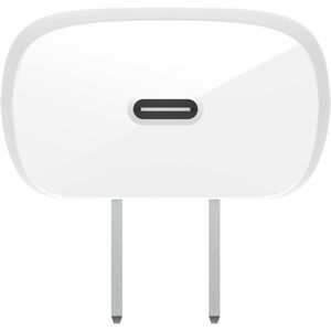 Belkin BoostCharge USB-C PD 3.0 PPS Wall Charger 30W + USB-C to USB-C Cable - 30 W - White