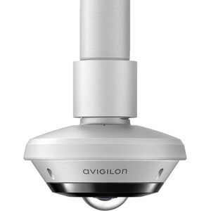 Avigilon 12.0W-H5A-FE-DO1-IR 12 Megapixel Indoor/Outdoor 4K Network Camera - Color, Monochrome - Fisheye - 65.62 ft Infrar