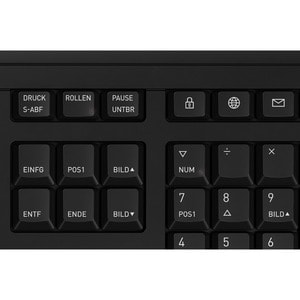CHERRY STREAM Keyboard - Wireless Connectivity - USB Type A Interface - Belgian - Black - SX Keyswitch - 10 m - 2.40 GHz -