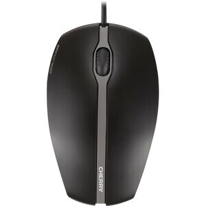 CHERRY GENTIX Mouse - USB - Optical - 3 Button(s) - Black - 1 - Cable - 1000 dpi - Scroll Wheel - Symmetrical