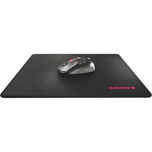 CHERRY Extra Large Mouse Pad - 5 mm x 350 mm x 300 mm Dimension - Black - Rubber - Anti-slip, Waterproof, Wear Resistant, 