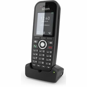Snom M30 Handset - Schwarz - Schnurlos - DECT - 5,1 cm (2 Zoll) Screen Size - USB - Audio - 22 Stunde(n) Battery Talk Time