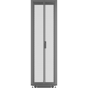 VERTIV VR 42U Gabinete de rack para Servidor, Painel de ligação, Interruptor LAN - 600 mm Largura de rack x 1215 mm Profun