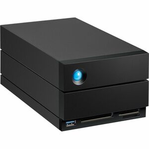 LaCie 2big Dock DAS Storage System - 20 TB Installed HDD Capacity - 2 x Total Bays - 2 x 3.5" Bay
