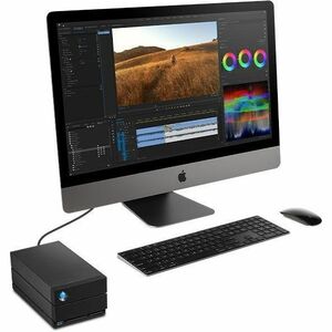 LaCie 2big Dock DAS Storage System - 16 TB Installed HDD Capacity - RAID Supported - 0, 1, JBOD RAID Levels - 2 x Total Ba