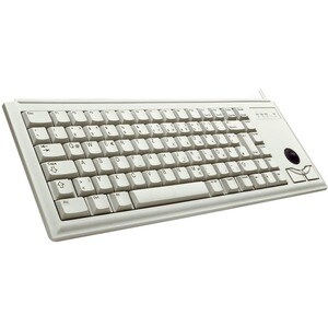 CHERRY Keyboard - Cable Connectivity - PS/2 Interface - Trackball - Light Grey - Mouse