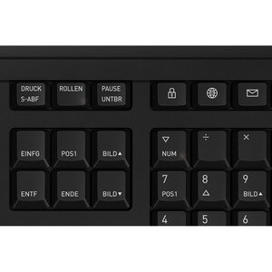 CHERRY STREAM Keyboard - Wireless Connectivity - USB Type A Interface - English (US) - Black - SX Keyswitch - 10 m - 2.40 