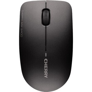 CHERRY MW 2400 Mouse - Radio Frequency - USB 2.0 - Optical - 3 Button(s) - Black - 10 - Wireless - 2.40 GHz - 1200 dpi - S