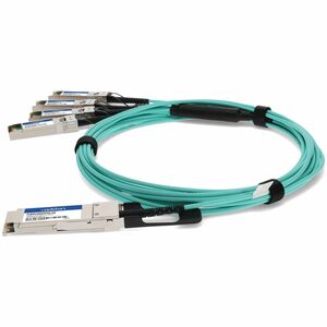 AddOn 4 m Fibre Optic Network Cable - 1 - TAA Compliant - Cable for Network Device - First End: 1 x QSFP+ Network - Male -