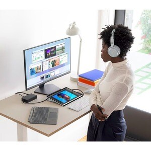 Lápiz óptico Microsoft Surface Slim Pen - Bluetooth - Negro - Tableta Dispositivo compatible