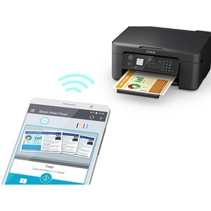 Epson WorkForce WF-2910DWF Wireless Inkjet Multifunction Printer - Colour - Copier/Fax/Printer/Scanner - 33 ppm Mono/18 pp