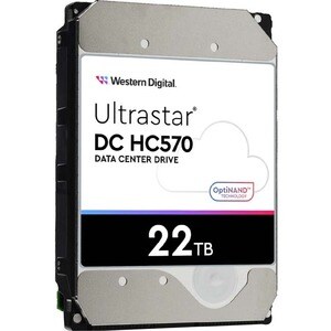 WD Ultrastar DC HC570 WUH722222AL5201 22 TB Hard Drive - 3.5" Internal - SAS (12Gb/s SAS) - Conventional Magnetic Recordin