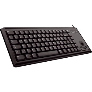 CHERRY G84-4420 Keyboard - Cable Connectivity - USB Interface - Trackball - English (US) - Black - ML Keyswitch - Mouse