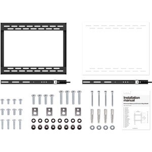 Staffa montaggio ITB per LCD display, LED display, Da parete per schermi, Display firma digitale, Monitor, Schermo - Nero 