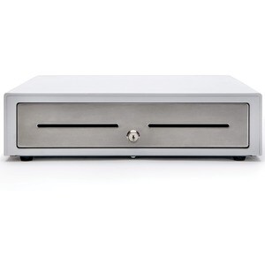 Star Micronics Choice CD4-1416WTSS48 Cash Drawer - 4 Bill - 8 Coin - Printer Driven - Stainless Steel - White - 109.2 mm H