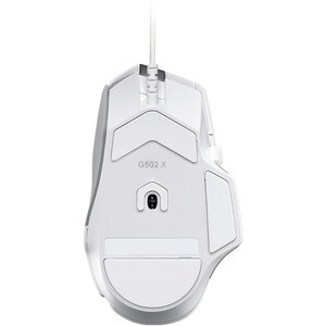 Logitech G G502 X Gaming Mouse - Optical - Cable - White - USB - 25600 dpi - Scroll Wheel