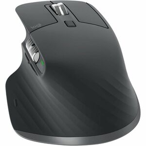 Logitech MX MASTER 3S Performance Wireless Mouse - Darkfield - Wireless - 32.81 ft - Bluetooth/Radio Frequency - 2.40 GHz 