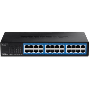 Commutateur Ethernet TRENDnet TEG-S25D 24 Ports - Gigabit Ethernet - 1000Base-T - Conforme aux normes TAA - 2 Couche suppo