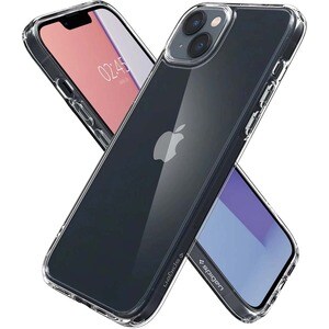 Spigen Ultra Hybrid Case for Apple iPhone 14 Smartphone - Crystal Clear - Drop Resistant, Scratch Resistant - Thermoplasti