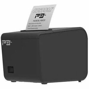 Custom P3L Retail, Hospitality, Business Direct Thermal Printer - Monochrome - Wall Mount - Receipt Print - Ethernet - USB