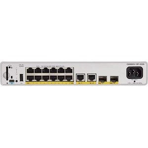 Cisco Catalyst 9200 C9200CX-12P-2X2G 12 Ports Manageable Ethernet Switch - 10 Gigabit Ethernet - 10GBase-T, 10GBase-X - 3 