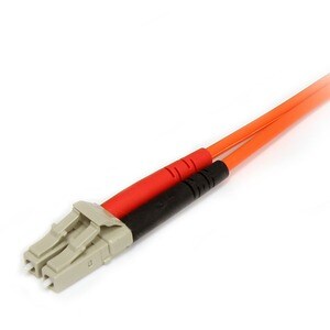 StarTech.com 2m Fiber Optic Cable - Multimode Duplex 62.5/125 LSZH Fiber Jumper Cord - LC/SC - Connect fiber network devic