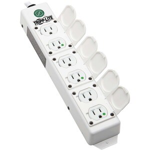 Eaton Tripp Lite Series Safe-IT UL 2930 Medical-Grade Power Strip for Patient Care Vicinity, 6 Hospital-Grade Outlets, Saf