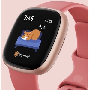 Fitbit Versa 4 FB523 Smart Watch - Heart Rate Monitor, Pulse Oximeter Sensor - Phone, Text Messaging, Sleep Monitor, Smart