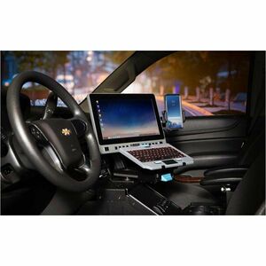 Gamber-Johnson Lite Rugged Keyboard - Cable Connectivity - USB Type A Interface - TouchPad - Spanish - Silicon Rubber Keys