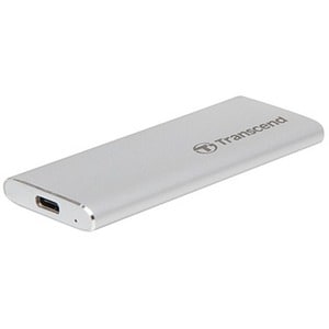 Transcend Tragbar Solid State-Laufwerk - Extern - 1 TB - Silber - USB 3.1 (Gen 2) - 520 MB/s Maximale Lesegeschwindigkeit 