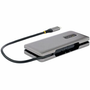 StarTech.com Hub USB C 4 Ports - 4x Ports USB-C, USB 3.1 10Gbps - Hub USB Portable avec PD Pass-Through 100W avec Câble de
