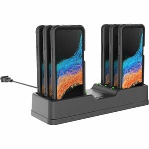 RAM Mounts 6-Port Charging Dock for Samsung XCover6 Pro with OEM or RAM® Skin - Docking - Smartphone - 6 Slot - Charging C