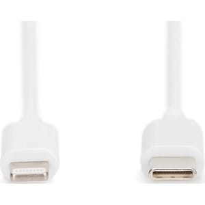 Digitus 2 m Lightning/USB-C Datentransferkabel für Computer, USB-Ladegerät, iPhone, iPad, iPod, MacBook, Notebook, PC, Sma