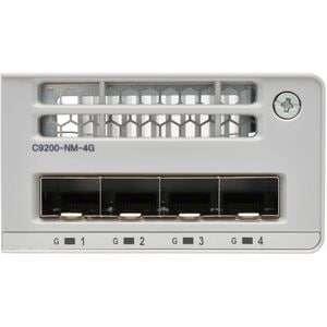 Cisco Catalyst C9200-NM-4X Expansion Module - For Data Networking - 10 Gigabit Ethernet - 10GBase-X - 4 x Expansion Slots