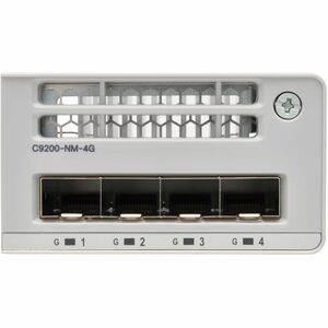 Modulo di espansione Cisco Catalyst C9200-NM-4X - Per Data networking - 10 Gigabit Ethernet - 10GBase-X - 4 x Slot di espa
