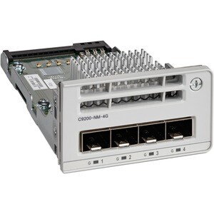 Cisco Catalyst C9200-NM-4G Expansion Module - For Data Networking - Gigabit Ethernet - 1000Base-X - 4 x Expansion Slots