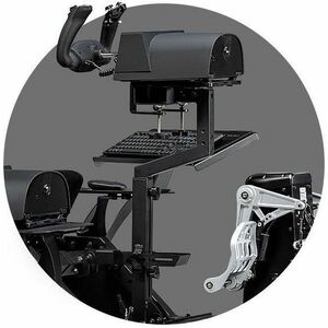 Next Level Racing Flight Simulator Frame - PU Leather, Foam, Steel