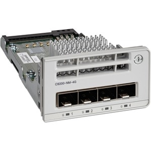 Cisco Catalyst C9200-NM-4G Erweiterungsmodul - für Datenvernetzung - Gigabit-Ethernet - 1000Base-X - 4.0 x Erweiterungsste