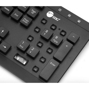 SIIG Industrial Grade Washable & Dustproof USB Multimedia Keyboard - Industrial Grade Washable & Dustproof USB Multimedia 