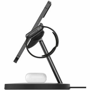 Belkin BoostCharge Pro Induktionsladegerät - Schwarz - für Smartwatch, iPhone, AirPod, Kopfhörer - MagSafe-Technologie, Ma