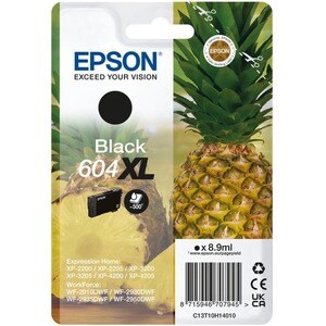 Epson 604XL Original Extra Large Yield Inkjet Ink Cartridge - Single Pack - Black Pack - 500 Pages