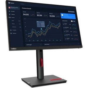 Lenovo ThinkVision T22i-30 22" Class Full HD LCD Monitor - 16:9 - Raven Black - 54.6 cm (21.5") Viewable - In-plane Switch