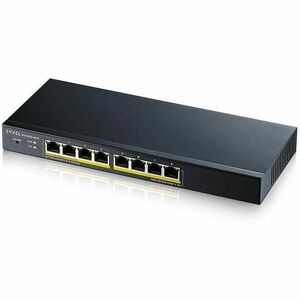 ZYXEL GS1900 GS1900-8HP 8 Ports Manageable Ethernet Switch - Gigabit Ethernet - 100/1000Base-T - 2 Layer Supported - 84.80