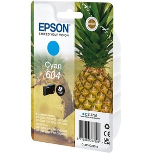 Epson 604 Original Standard Yield Inkjet Ink Cartridge - Single Pack - Cyan Pack - 130 Pages