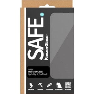 PanzerGlass SAFE. by ® Screen Protector iPhone 12 | 12 Pro | Edge-to-Edge. Brand compatibility: Apple, Compatibility: Appl