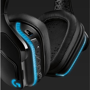 Logitech G933S 无线 头戴式 立体声 游戏用头戴式耳机 - 双声道 - 耳罩 - 2000 cm - Bluetooth/RF - 39 欧姆 - 20 Hz 到 20 kHz - 单向 麦克风 - 迷你手机（3.5毫米）