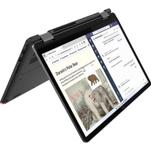 EDU 13W YOGA - 13.3" WUXGA TOUCH + PEN - RYZEN 5 5625U - 8GB RAM - 256GB SSD - THUNDER BLACK - WINDOWS 11 PRO EDUCATION - 