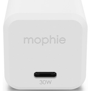 mophie Speedport 30 - 30W GaN fast wall charger - White - 30 W - White