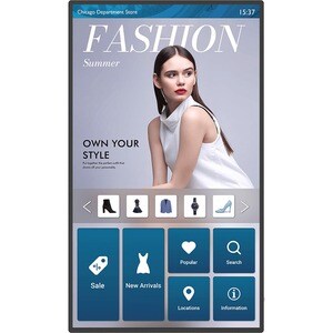 BenQ Smart Signage IL5501 139.7 cm (55") LCD Digital Signage Display - Touchscreen - 3840 x 2160 - Direct LED - 400 cd/m² 