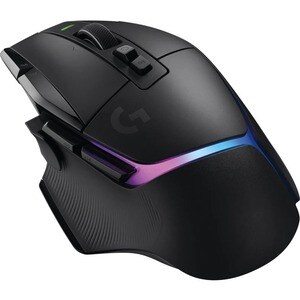 Logitech G G502 X PLUS Gaming Mouse - Radio Frequency - USB Type A - Optical - 13 Programmable Button(s) - Black - Cable/W
